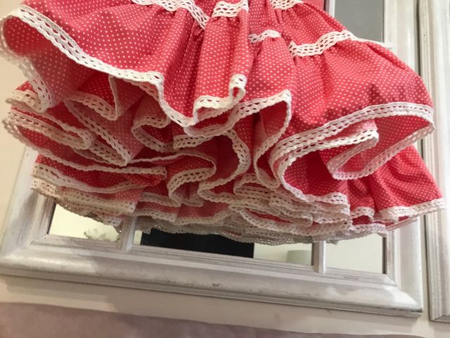 Traje flamenca niña . Desde 7,8,9 años.