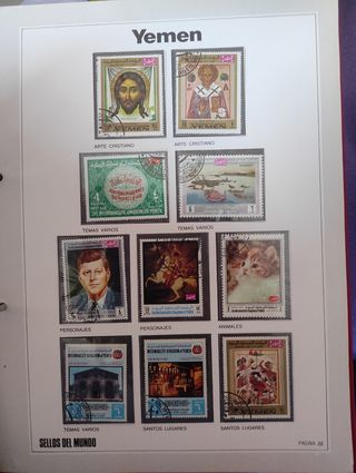 Colección sellos del mundo