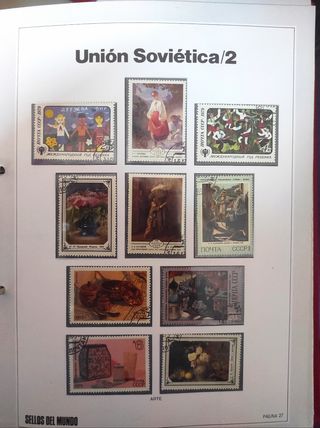 Colección sellos del mundo