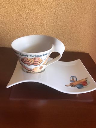 TAZA Y PLATO VILLEROY &BOSCH