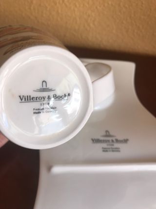 TAZA Y PLATO VILLEROY &BOSCH