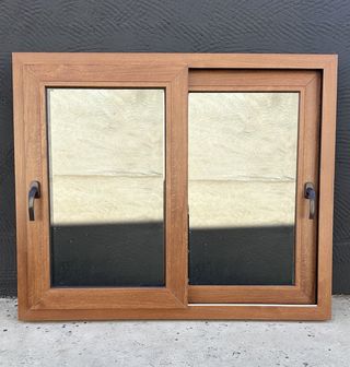 Ventana oscilobatiente 1000x1150 Roble (Persiana)