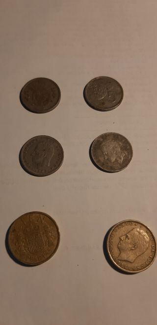 monedas pesetas