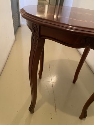 Pareja de Mesas de marquetería auxiliares