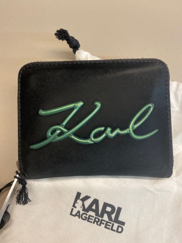 Cartera monedero Karl Lagerfeld negro
