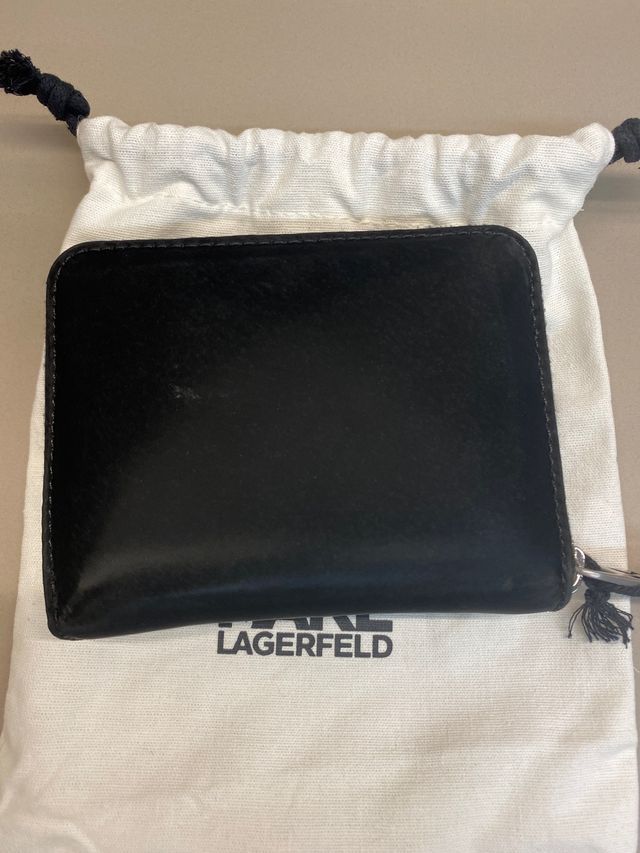 Cartera monedero Karl Lagerfeld negro