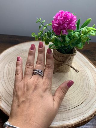 ANILLO PLATA Y CIRCONITAS