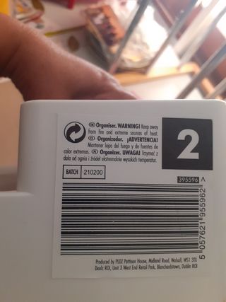 organizador de vitrina o cocina