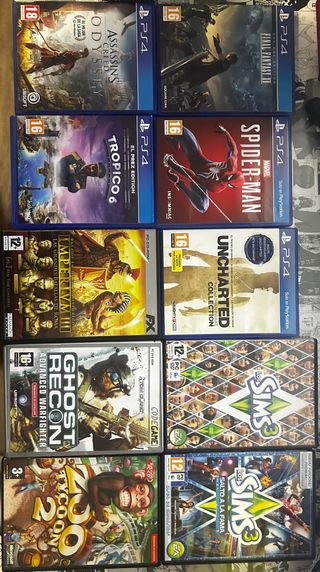 Juegos de pc-ps4 prácticamente nuevos 