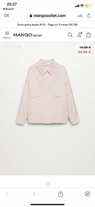 Chaqueta oversize 
