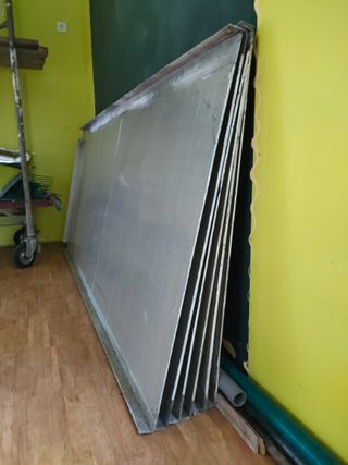 planchas de aluminio lacado blanco