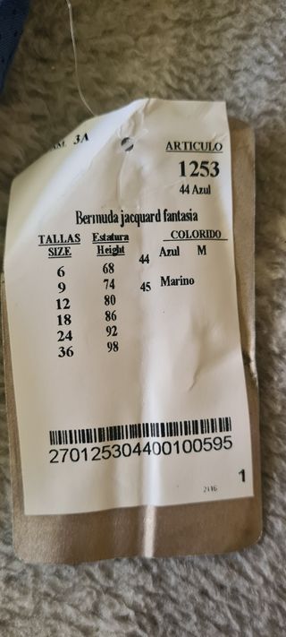 Pantalón corto bebé niño. Mayoral. NUEVO.