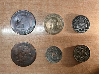 Monedas de España. Precio por el lote completo.