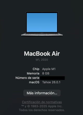 Apple Macbook Air M1 2020 8gb 256gb