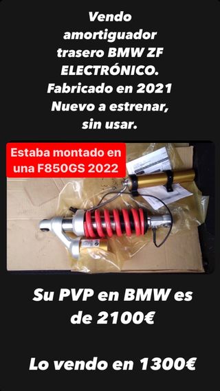 Amortiguador trasero BMW F850gs 2022