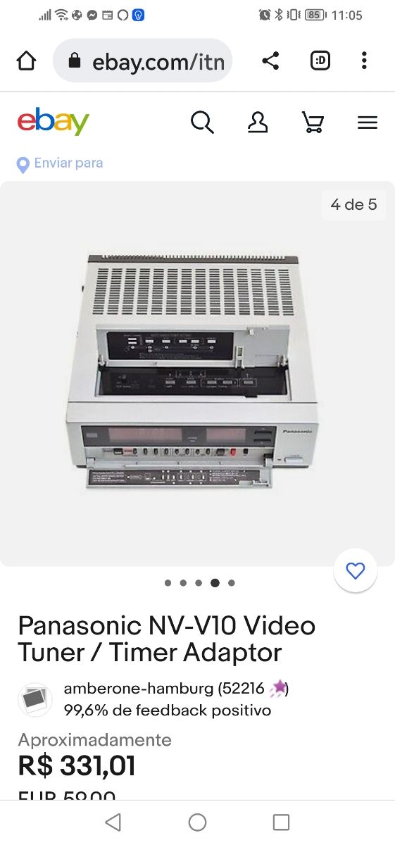 Panasonic video/ Timer adaptor