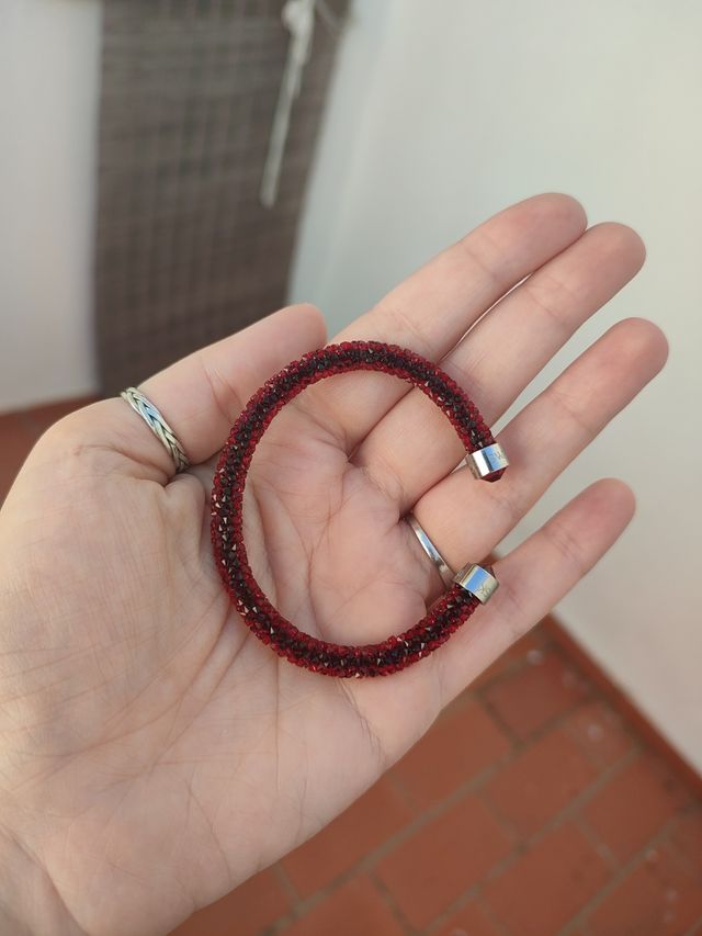 Pulsera roja Swarovski original