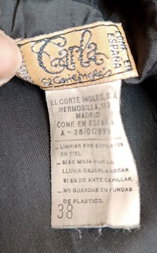 chaquetón de cuero