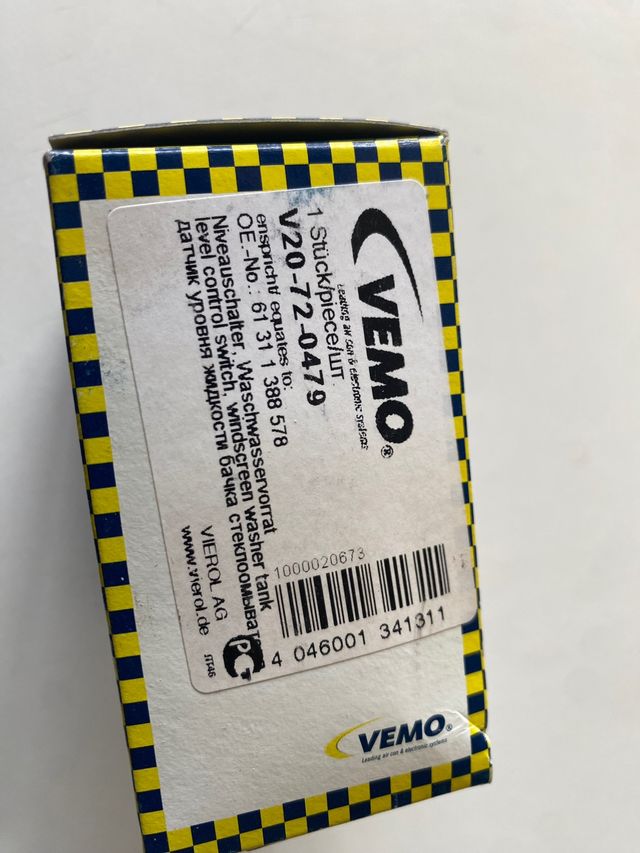 REGULADOR NIVEL LAVAPARABRISAS BMW E24 E30 E31 E32