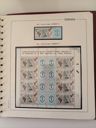 Colección de sellos nuevos de España