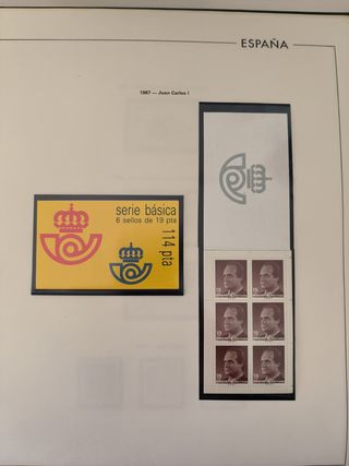 Colección de sellos nuevos de España