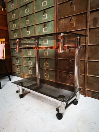 Mesa canarera años 70-80. auxuliar