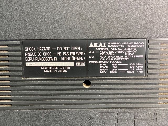 Akai Boombox AJ-480FS