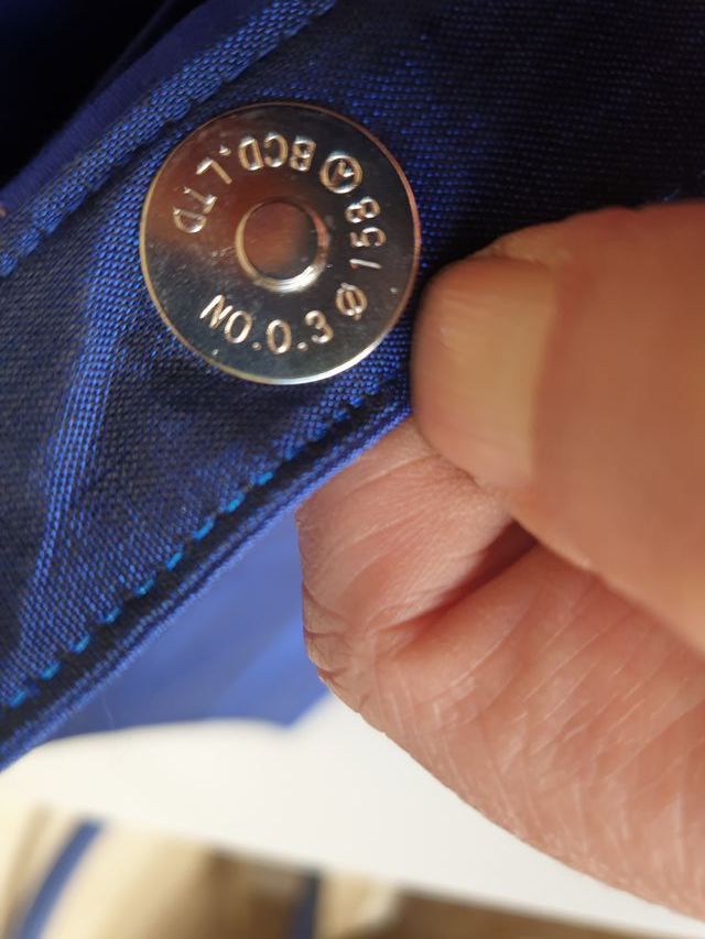 Borsa semirigida blu