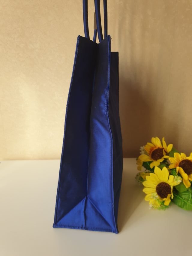 Borsa semirigida blu