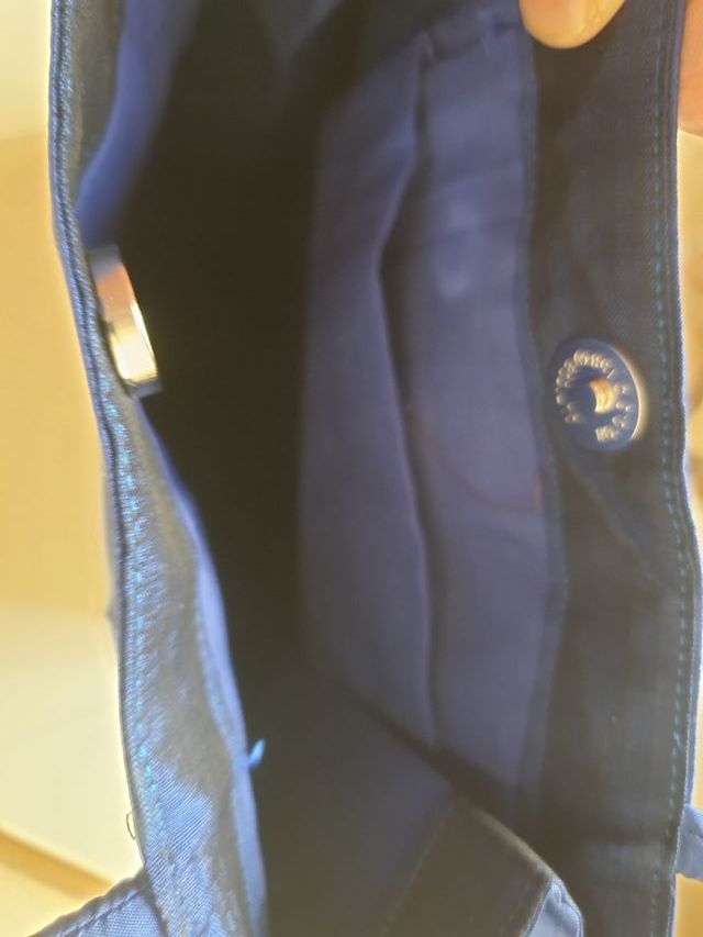 Borsa semirigida blu