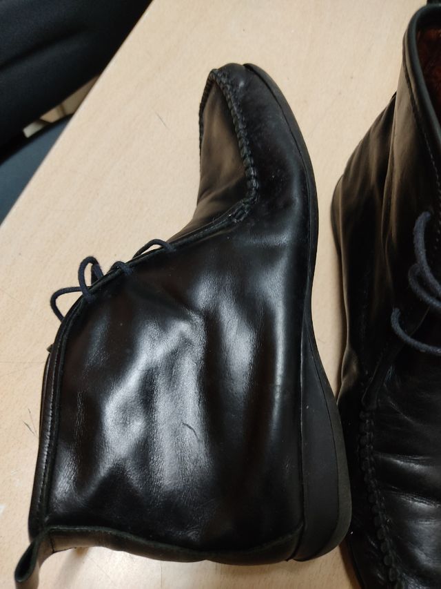 botines de piel mujer