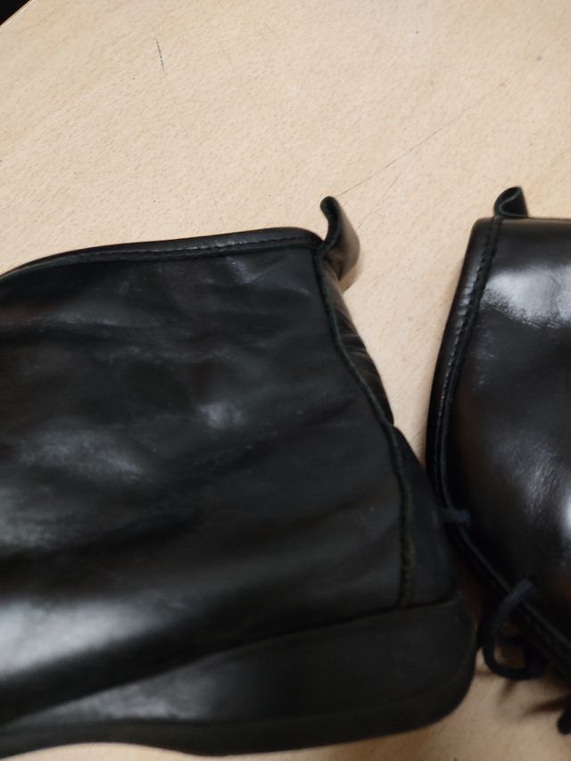 botines de piel mujer