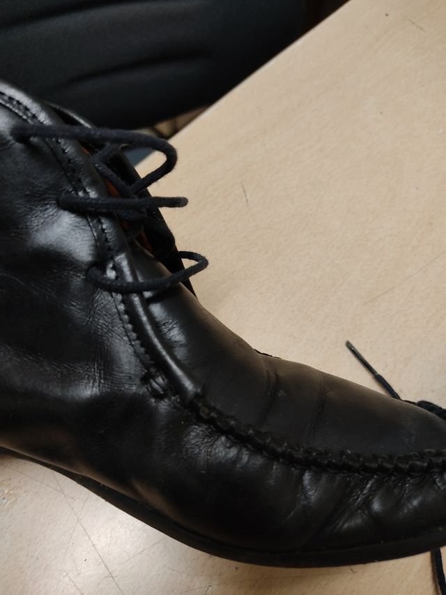 botines de piel mujer