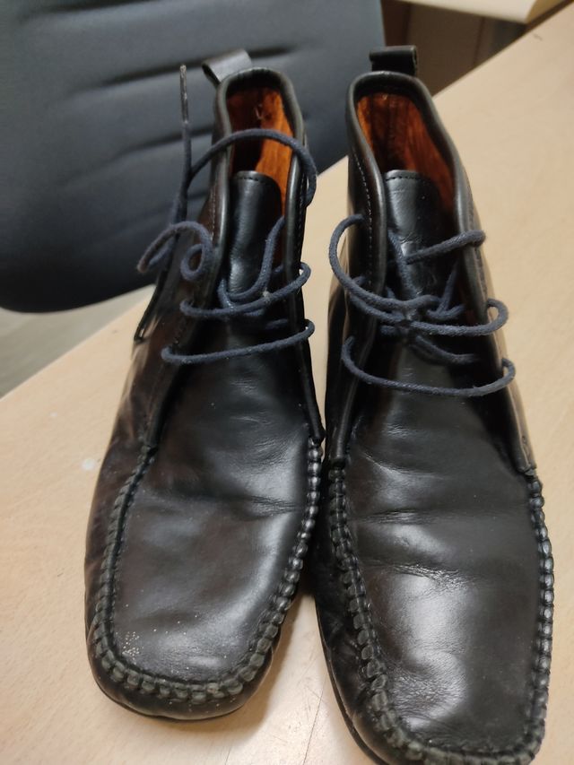 botines de piel mujer