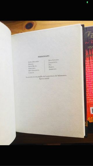 Libros teatro español