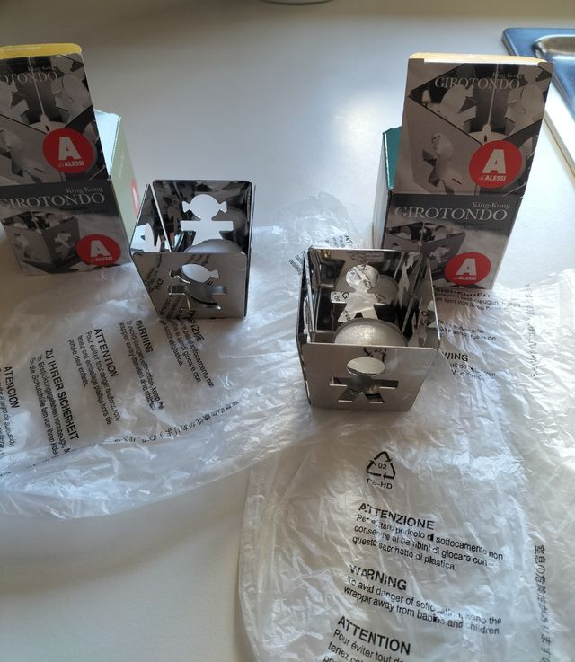 Porta tea-light Alessi collezione Girotondo 