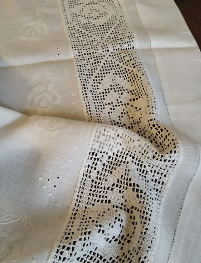 lenzuolo p.lino anni 50