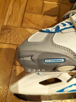 Patines de hielo extensibles