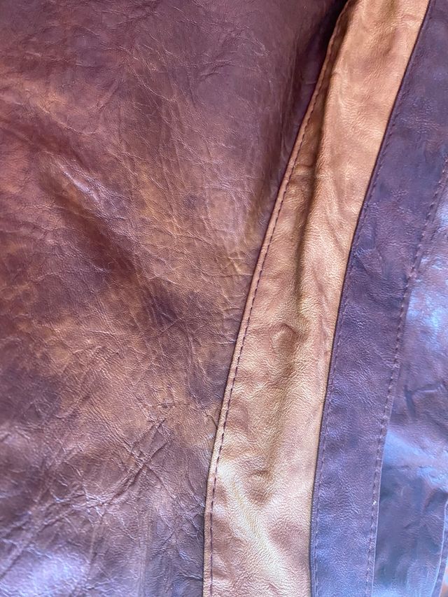 Bolso marrón símil piel