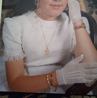 VESTIDO DE COMUNION MAS ACCESORIOS