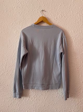 Sudadera azul Bershka