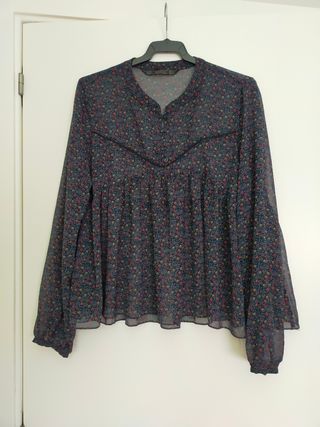 Blusa estampada Zara 