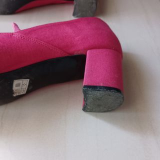 zapatos tacones   fucsia