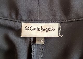 Traje fluido azul marino El Corte Inglés