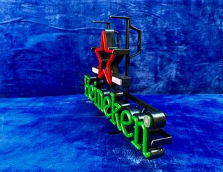 CARTEL LUMINOSO HEINEKEN / MEDIANO / AÑOS 90