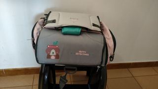 trona  portátil para niña