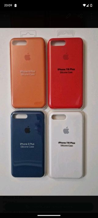 %!rebajadaFunda Silicone Case iPhone 8 Plus 7 Plus