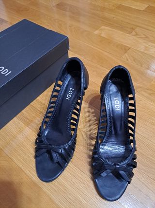 Sandalias piel LODI de cuña