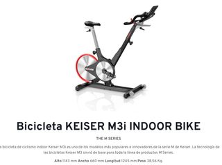 bici spinning Keiser M3i