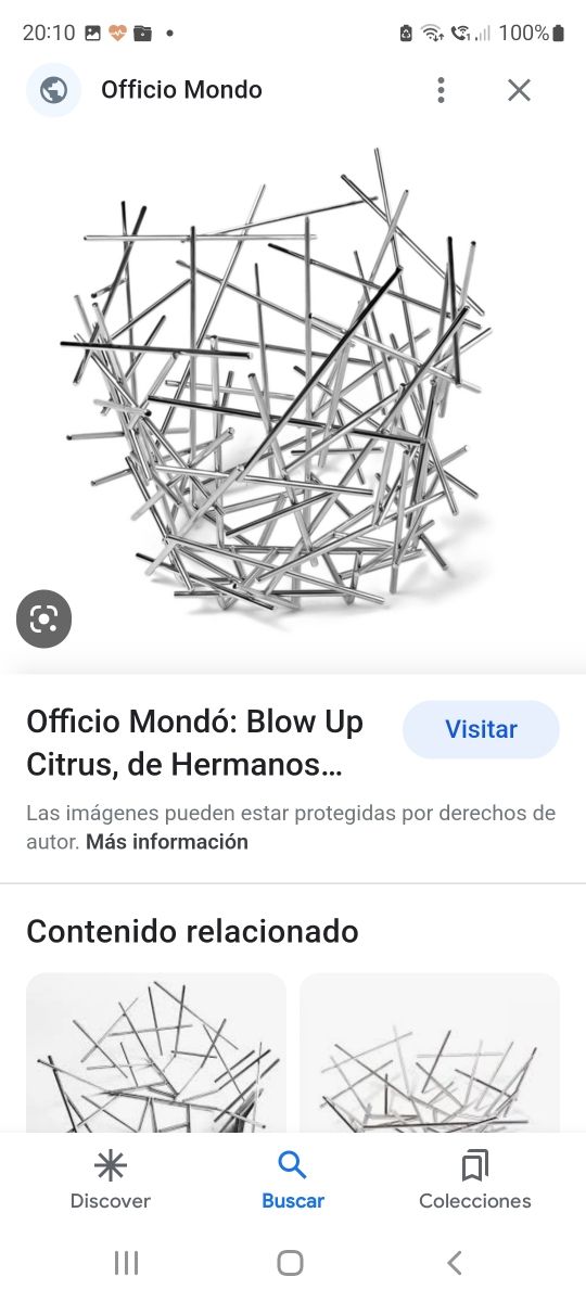 Frutero Centro Alessi de los Hermanos Campana